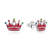 E-9296 - 925 Sterling silver stud with Enamel color.