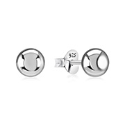 EP-005 - Plain 925 Sterling silver stud earring.