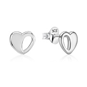 EP-2316 - Plain 925 Sterling silver stud earring.