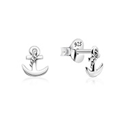 EP-2432 - Plain 925 Sterling silver stud earring.