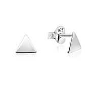 EP-2545 - Plain 925 Sterling silver stud earring.
