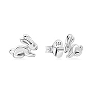 EP-2688 - Plain 925 Sterling silver stud earring.