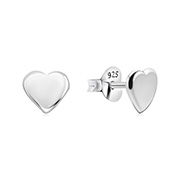 EP-2784 - Plain 925 Sterling silver stud earring.