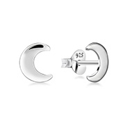 EP-2861 - Plain 925 Sterling silver stud earring.