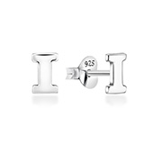 EP-3154/I - Plain 925 Sterling silver stud earring.