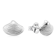 EP-3198 - Plain 925 Sterling silver stud earring.