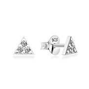 EZ-1228 - 925 Sterling silver stud with cubic zircon.