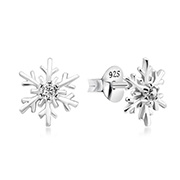 EZ-1265 - 925 Sterling silver stud with cubic zircon.