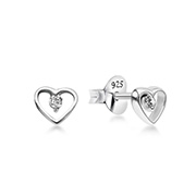 EZ-1471 - 925 Sterling silver stud with cubic zircon.
