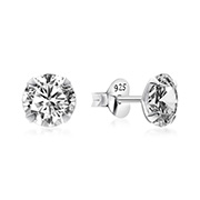 EZ-926 - 925 Sterling silver stud with cubic zircon.