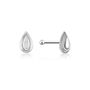 NS-882 - 925 Sterling silver plain silver.