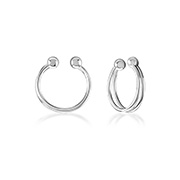 NS-895 - 925 Sterling silver nose clip.