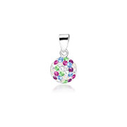 P-1862 - 925 Sterling silver pendant with crystal.