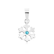 P-2203 - 925 Sterling silver pendant with crystal.