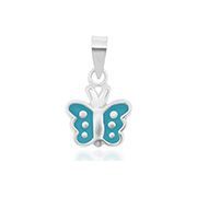 P-2239 - 925 Sterling silver pendant with enamel color.