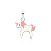 P-2262 - 925 Sterling silver pendant with enamel color.