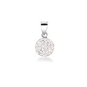 P-616 - 925 Sterling silver pendant with crystal.