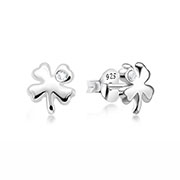 E-15986 - 925 Sterling silver stud with crystals.