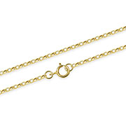 Gold plated sterling silver necklace.