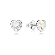 E-15894 - 925 Sterling silver stud with crystals.