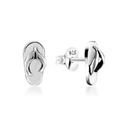 EP-1060 - Plain 925 Sterling silver stud earring.