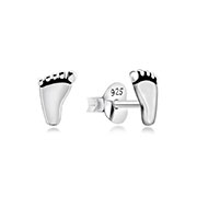 EP-1644 - Plain 925 Sterling silver stud earring.