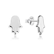 EP-2254 - Plain 925 Sterling silver stud earring.