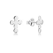 EP-2608 - Plain 925 Sterling silver stud earring.