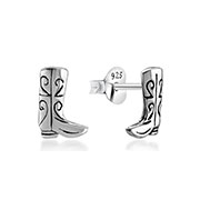 EP-685 - Plain 925 Sterling silver stud earring.