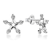 925 Sterling silver earring with cubic zircon.