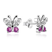 925 Sterling silver earring with cubic zircon.