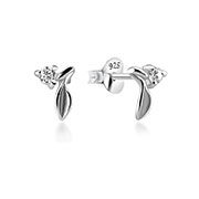 925 Sterling silver earring with cubic zircon.