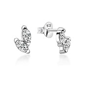 925 Sterling silver earring with cubic zircon.