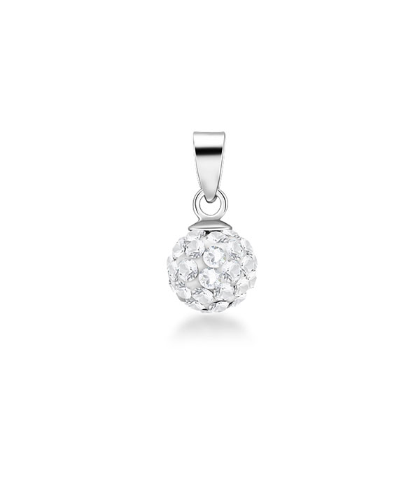 Topaz B.K.K. - 925 Sterling silver pendant with crystal.(P-1580/1)